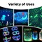 Glow in The Dark Paint, Glow Paint Set of 12 Bright Colors 30ml/1oz, Long Lasting Glow Fluorescent Perfect for Art Painting, DIY projects, Easter, Halloween, and Christmas Decorations